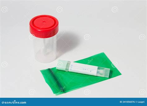 Isolated Fecal Occult Blood Analysis Test Kit Stock Photo Image Of