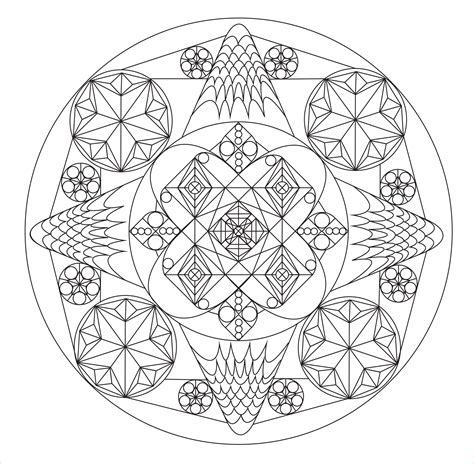 Coloriage Mandala Imprimer Unique Photos Mandala Abstract Simple