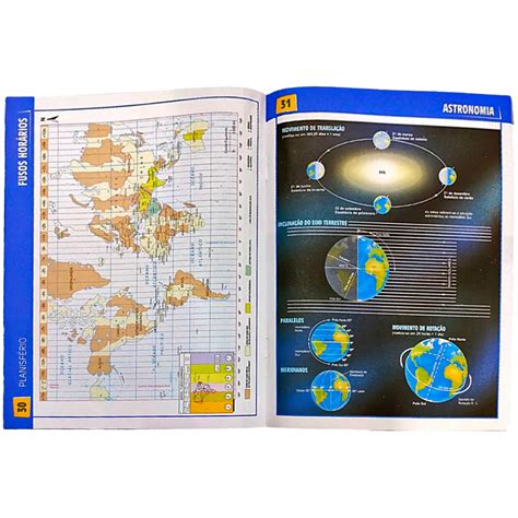 Atlas Geografico Escolar Mapa Politico Planisferio America Tem Tem