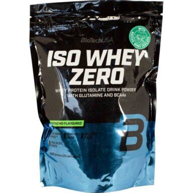 Bio Tech Iso Whey Zero mogyoró ízű Fehérje italpor 500 g Magyar