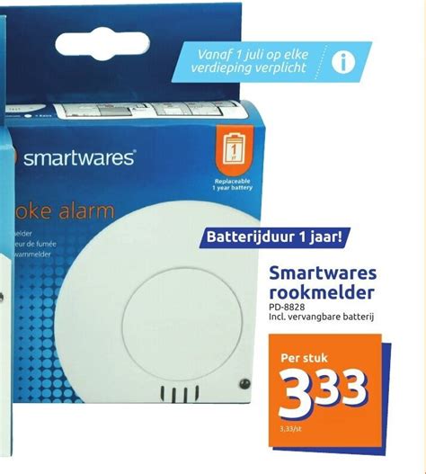 Smartwares Rookmelder Aanbieding Bij Action