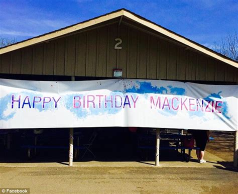 Mackenzie Moretters Birthday Sees Hundreds Of People Flock After