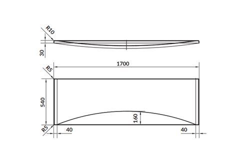 Masca Frontala Cada 170 Cm Cersanit Virgo Intro Zen S401 046 Cersanit