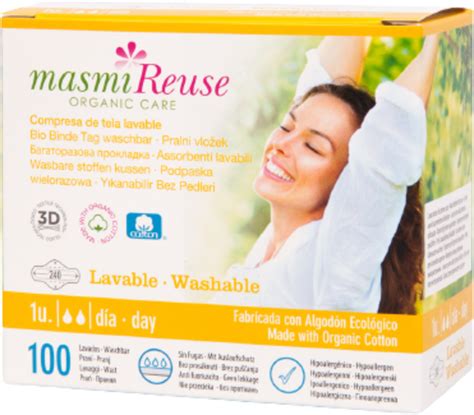 Masmi Compresa De Tela Lavable Ecco Verde Tienda Online