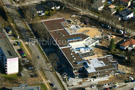 Bernau Aus Der Vogelperspektive Baustelle Zum Neubau Des Schulgeb Udes