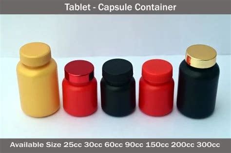 White Plastic HDPE Capsule Jar At Rs 4 80 Piece In Sanand ID 20919445248