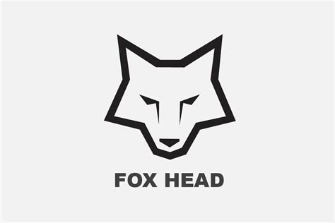 Fox Head Logo Graphic by mhuda · Creative Fabrica