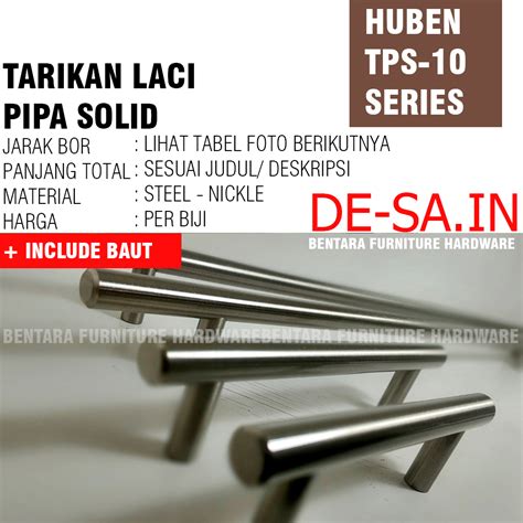 Huben Tps 10 156 Mm Handle Tarikan Laci Meja Lemari Kabinet Gagang