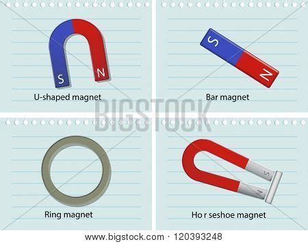 Four Types Magnets Vector & Photo (Free Trial) | Bigstock