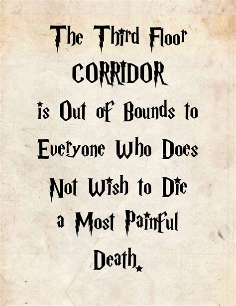 Magical Corridor Do Not Enter Sign for Party Baby Shower - Etsy