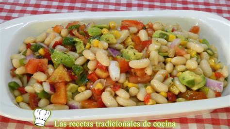 Cómo hacer ensalada de aguacate y alubias blancas