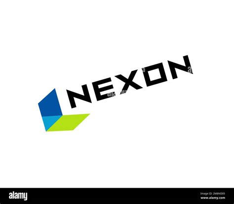 Nexon, rotated logo, white background Stock Photo - Alamy