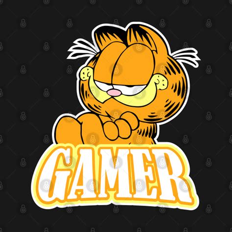 Garfield Gamer Garfield T Shirt Teepublic