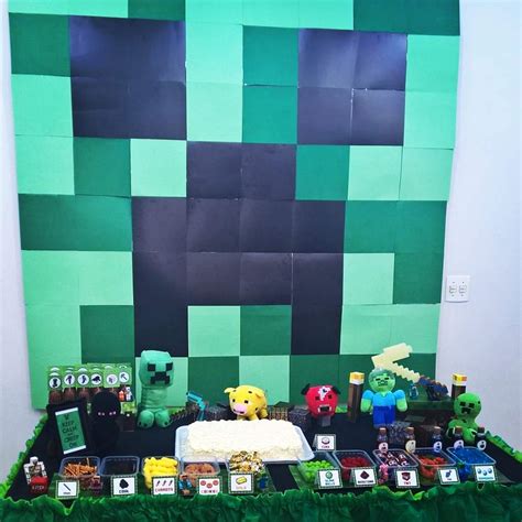 Minecraft Birthday Will And Victor Minecraft World Catch My Party