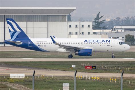 SX DNE Airbus A320 232 Aegean Airlines LFLL Lyon St Flickr