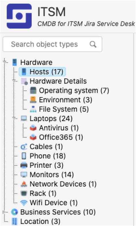 Working With Object Types Jira Service Management Data Center 5 0