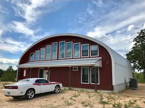 Couple Loves Their SteelMaster Quonset Home & Barn in Texas