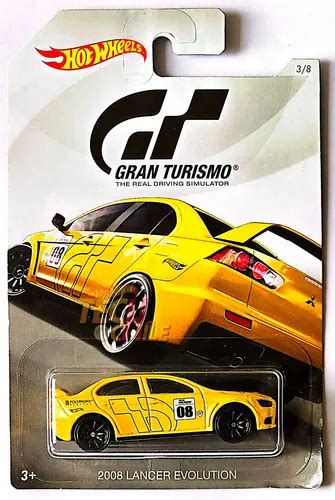 Mitsubishi Lancer Evolution Gran Turismo Hot Wheels Amarillo Cuotas sin interés