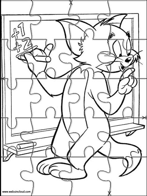 Puzzles Online Para Imprimir Para Ni Os Tom Y Jerry