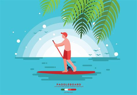 Free Paddleboard Vector 158984 Vector Art At Vecteezy