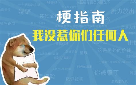 我没惹你们任何人是什么梗【梗指南】 哔哩哔哩