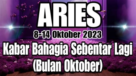 Aries Kabar Bahagia Dalam Waktu Dekat Ini Oktober