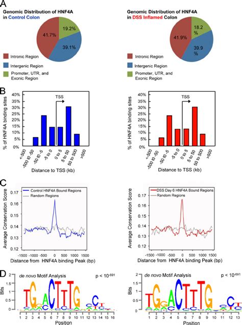 The Relative Genomic Binding Distribution And Target Sequence