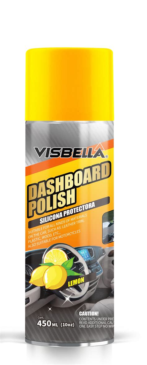 Visbella Lemon Dashboard Wax Spray Leather Wax Dashboard Polish