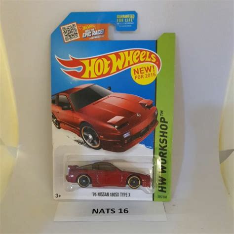 HOT WHEELS 96 NISSAN 180SX TYPE X Shopee Malaysia