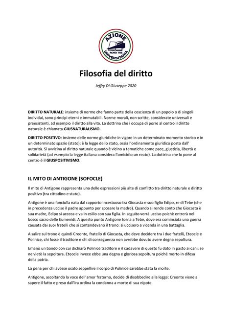 Filosofia DEL Diritto Manuale Casadei Filosofia Del Diritto Jeffry Di