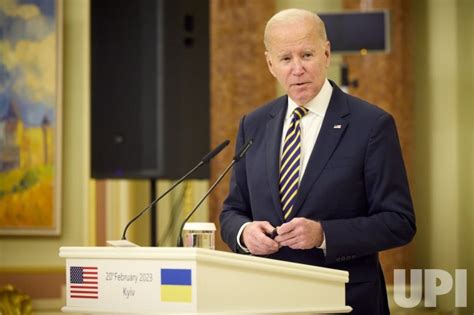 Photo Us President Joe Biden Makes Unannounced Visit To Ukraines Kyiv