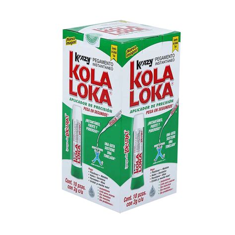 Pegamento Kola Loka Tubo De 2 G 1 10 Piezas City Club