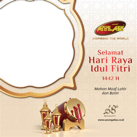 Selamat Idul Fitri 1442 H Atlas Version Twibbonize