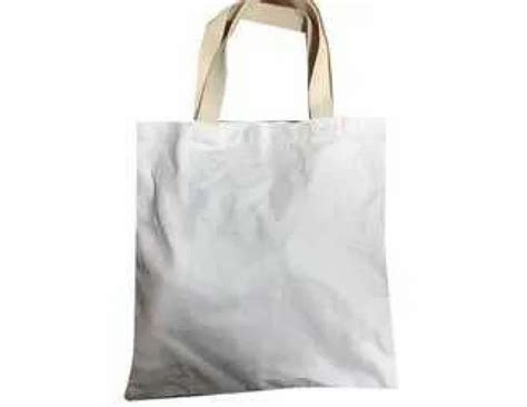 Folding Natural Handled Plain Cotton Carry Bag Capacity 5 KG At Rs 10