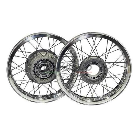 Complete Spoke Wheel Kit Moto Guzzi Serie Grossa 18x215 18x250