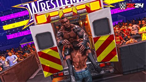 John Cena Vs Randy Orton Ambulance Match Wwe 2k24 Youtube