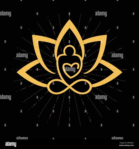 Yoga Logo Meditation Spa Beauty Symbol Vector Image Meditation Logo