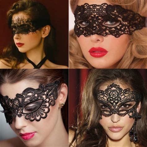 Sexy Cosplay Toy Costumes Women Lace Party Nightclub Queen Eye Mask Erotic Lingerie Masquerade