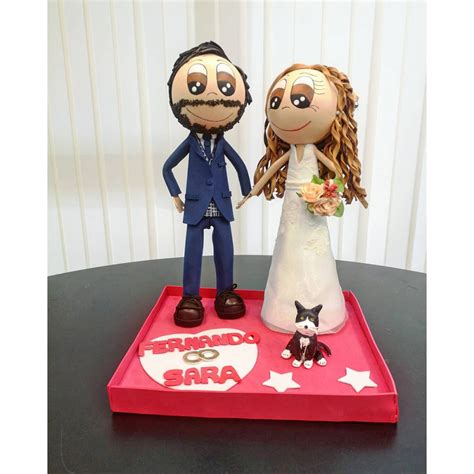 Novios Figura Personalizada Goma Eva Imprenta Baltasar