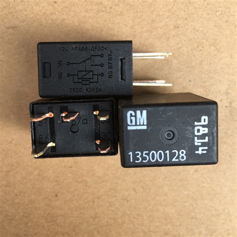 GM 13500128 PA66-GF30 Automotive Relay 12VDC 5 Pins (SET of 5) | eBay