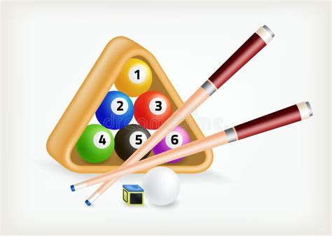 Vector Set Snooker Stock Vector Illustration Of Snooker