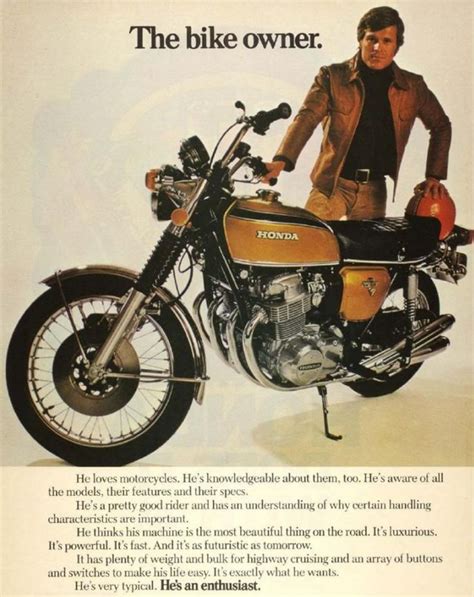 16 Cool Vintage Motorcycle Ads Cb 750 Cb 750 Four Honda Cb