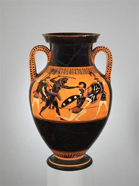 Hercules Battling Hippolyte By Metropolitan Museum Of Art Amphora