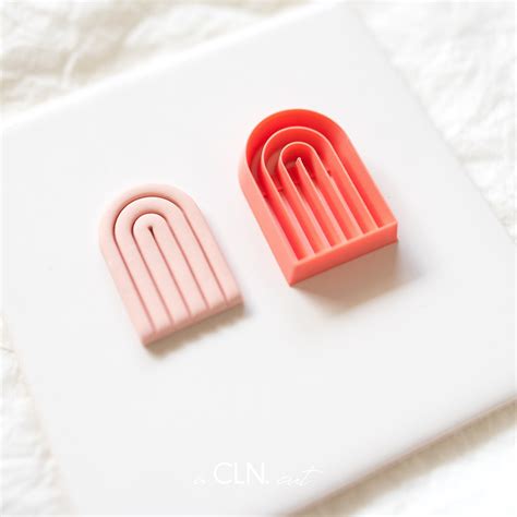 Embossed Arch Rainbow Polymer Clay Cutters Shape Cutters Etsy UK