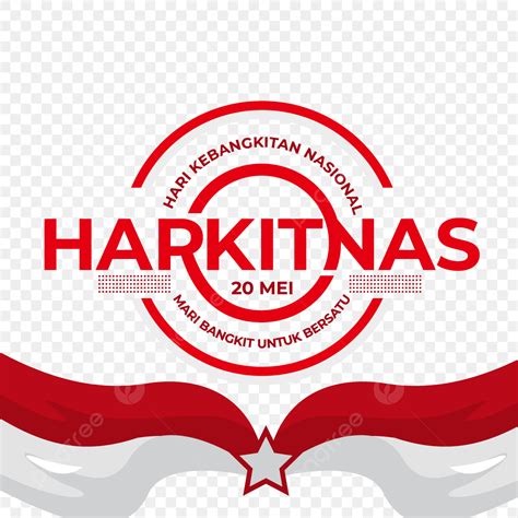 Greeting Badge Of Hari Kebangkitan Nasional Indonesia Harkitnas