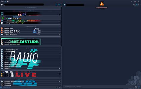 Teamspeak 5 Server Currently Not Possible Image Wrong Placed
