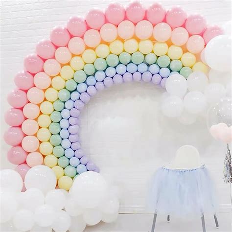 Rainbow Balloons Rainbow Balloon Garland Rainbow Cake Smash - Etsy