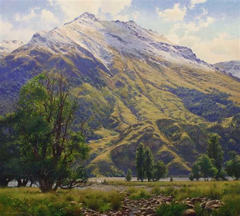 Southern Heights by Andrew Tischler | Landscape paintings, Mountain ...