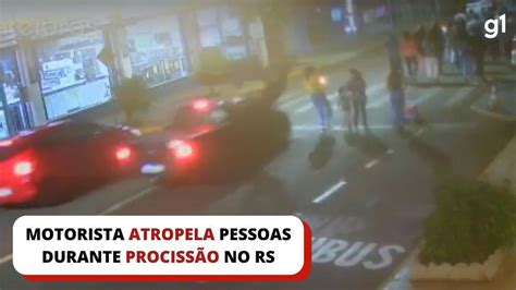 V Deo Motorista Embriagado Atropela Pessoas Durante Prociss O Em Santo