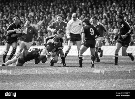 Neath Rfc S Gareth Llewellyn Tackling Llanelli Rfc Prop Anthony